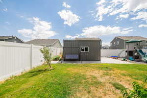 Large metal shed