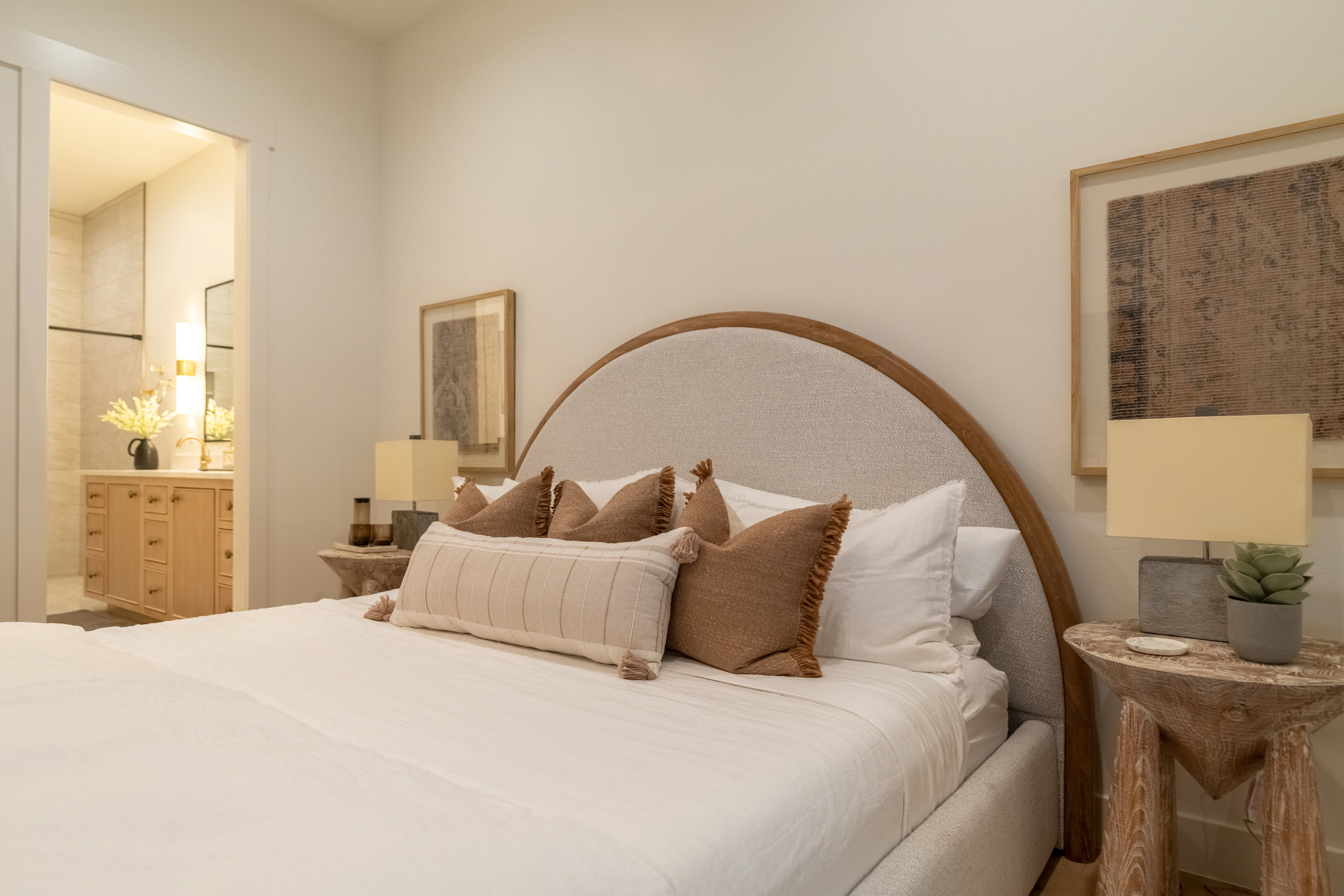 Bedroom featuring ensuite bath