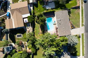 Aerial view of home