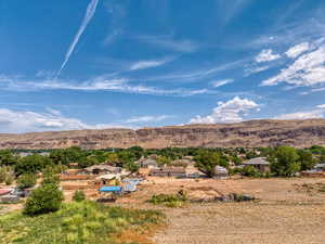 Mountain view featuring nearby suburban area