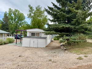 View of outdoor structure