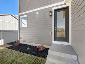 Entrance to property