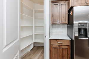 View of storage area