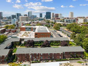 Bird's eye view of skyline