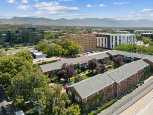 Bird's eye view of mountains