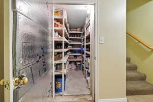 View of storage area