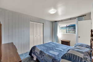 Bedroom featuring a closet