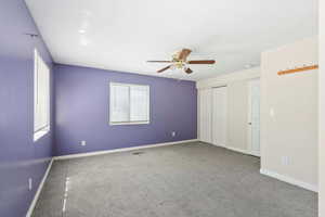 Bedroom #4 - large and bright with lots of closet space