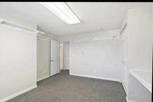 Bedroom #2 - shelving for display and storage