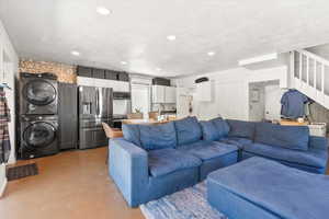 Open concept ADU with new appliances and fully functioning kitchen.