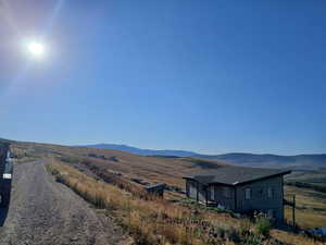 View of mountain backdrop