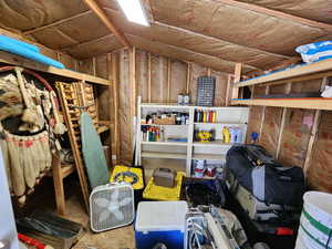 View of storage area