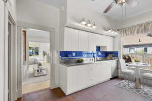 Virtually staged kitchen