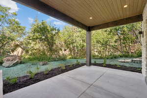 View of patio