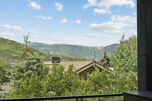 View of mountain backdrop
