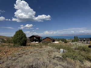 Water view with mountains