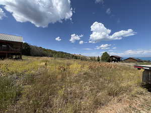 View of yard featuring a rural view