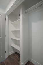 View of closet