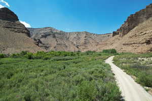 View of mountain background