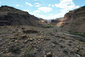 View of mountain background