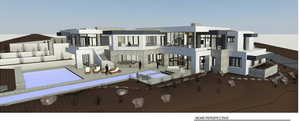 Rear view of house with stucco siding and a patio