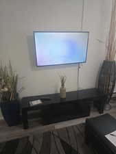 Detailed view of wood finished floors