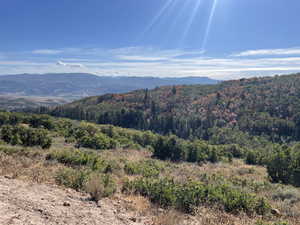 View of mountain background