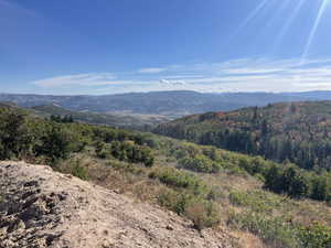 View of mountain background