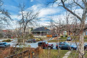 View from the front door of the street.