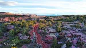 View of mountain background