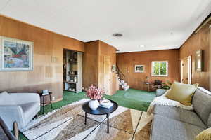 Living room and entry