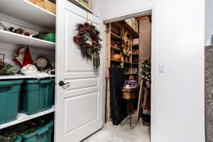 View of storage area