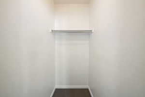 View of spacious closet