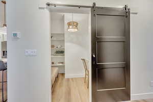 View of storage area