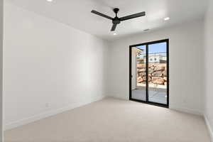 Bedroom 3 sliding door to patio