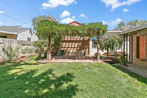 View of yard featuring a patio area