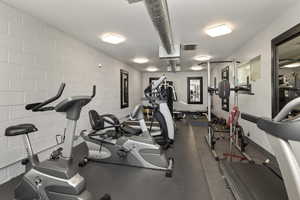 View of exercise room
