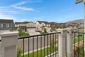 Balcony with a residential view