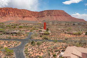 View of mountain background