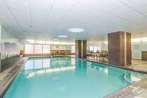View of indoor pool