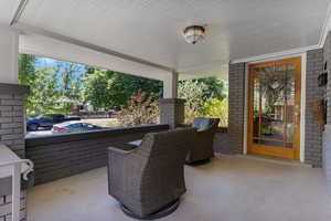 View of patio