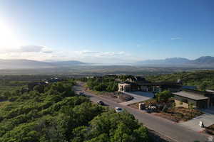 Valley view with property in foreground