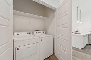 Washer and dryer closet for in-unit convenience