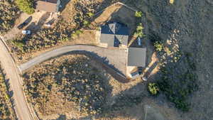 Aerial view of property and surrounding area