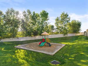 View of community jungle gym