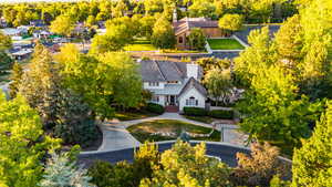 View from above of property