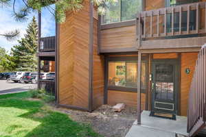 View of exterior entry