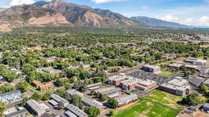 Aerial view of the community