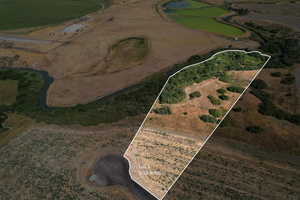 View of property location featuring rural landscape and property boundaries highlighted