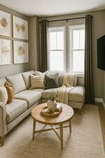 Retreat on the second floor. Could be used as an office. Picture is example of same floorplan, but not actual home.